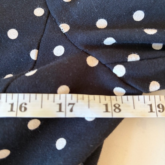 Talbots Womens Polka Dot Blazer Black And White Size Large Petite Button Front - Picture 9 of 10